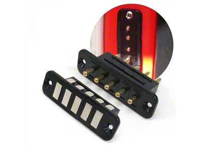 Modular Door Jamb Contact Set; 5-Contacts (Universal; Some Adaptation May Be Required)