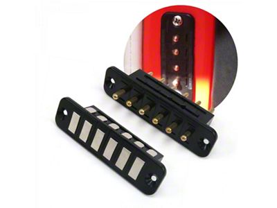 Modular Door Jamb Contact Set; 6-Contacts (Universal; Some Adaptation May Be Required)