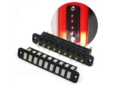Modular Door Jamb Contact Set; 9-Contacts (Universal; Some Adaptation May Be Required)
