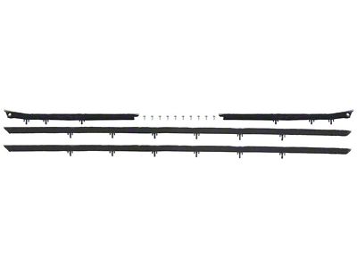 OE Style Outer Window Felt Set (68-69 Firebird Convertible w/o Outer Door Moldings)