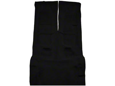 Passenger and Rear Cutpile Molded Carpet; Black (93-02 Firebird Coupe)