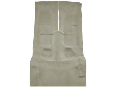 Passenger and Rear Cutpile Molded Carpet with Mass Backing; Antelope (93-02 Firebird Coupe)