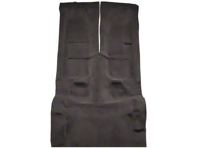 Passenger and Rear Cutpile Molded Carpet with Mass Backing; Ebony (93-02 Firebird Coupe)