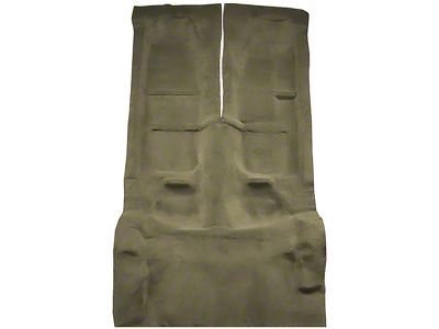 Passenger and Rear Cutpile Molded Carpet with Mass Backing; Medium Beige (93-02 Firebird Coupe)