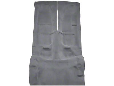 Passenger and Rear Cutpile Molded Carpet with Mass Backing; Medium Gray (93-02 Firebird Coupe)