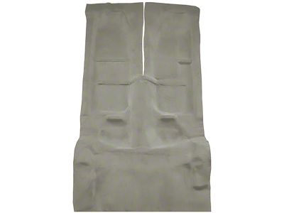 Passenger and Rear Cutpile Molded Carpet with Mass Backing; Medium Sand Gray (93-02 Firebird Coupe)