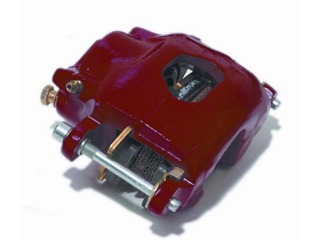 Firebird Powder Coated Calipers Upgrade, Red, Disc Brake Conversion, 1967-1969