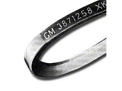Power Steering Pump Belt, V8, 50-1/2, Date Code 4-Q-70 (1971 Firebird)