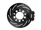Pro Series M/D 2-Piston Front Brake Kit with Slotted Rotors; Black Calipers (98-02 Firebird)