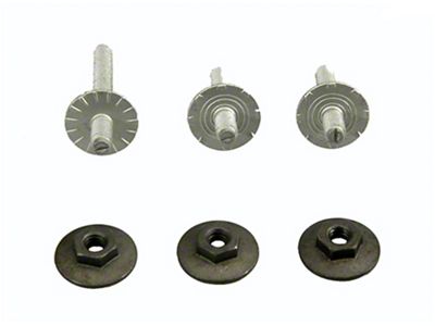 Qtr Window Stud & Nut Set, 67-69