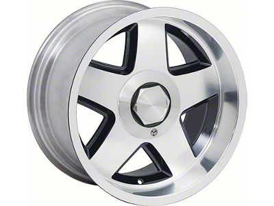 R15 Style Aluminum Wheel with Black Accents; 17x9.5; 16mm Offset (82-92 Firebird)