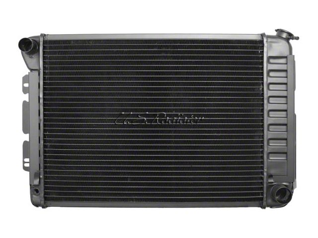 Firebird Radiator, For Cars With Manual Transmission & Air Conditioning, 1967-1968, Big Block, For Cars With Manual Transmission, U.S. Radiator, 1969
