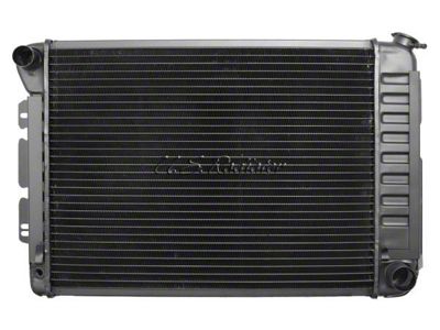 Firebird Radiator, For Cars With Manual Transmission & Air Conditioning, 1967-1968, Big Block, For Cars With Manual Transmission, U.S. Radiator, 1969