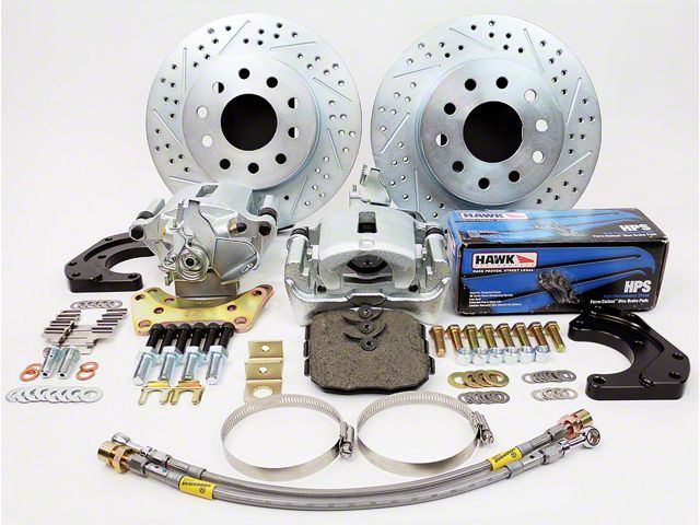 Firebird - Rear Disc Brake Conversion Kit, For Cars With Non-Staggered Shocks And With C-Clip Rear End, 1970-1977
