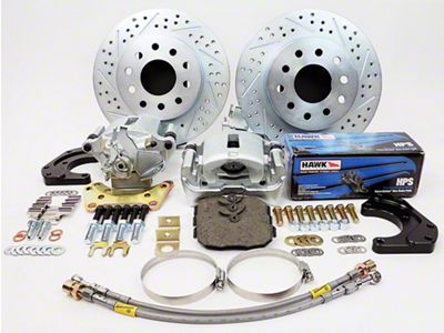 Firebird - Rear Disc Brake Conversion Kit, For Cars With Non-Staggered Shocks And With C-Clip Rear End, 1970-1977