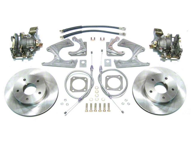 Firebird Rear Disc Brake Conversion Kit, For Cars With Staggered Shocks, 1967-1969