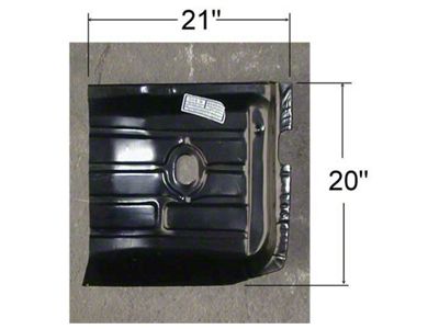 Rear Floor Pan; Driver Side (67-69 Firebird)