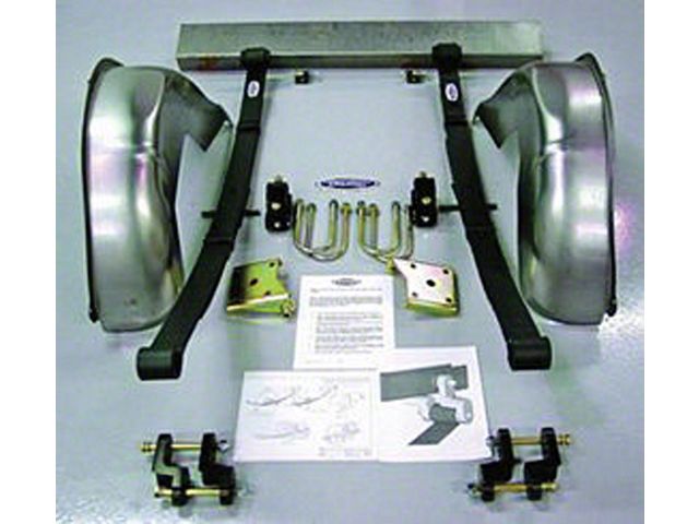 Detroit Speed Rear Mini-Tub Kit; 2-Inch Drop (68-69 Firebird)