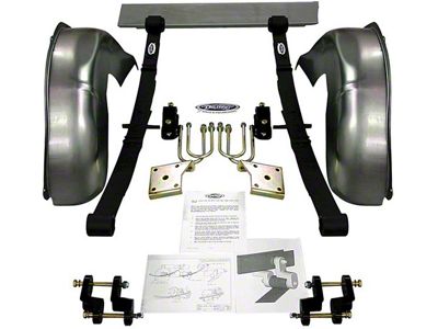 Detroit Speed Rear Mini-Tub Kit; 3-Inch Drop (68-69 Firebird)