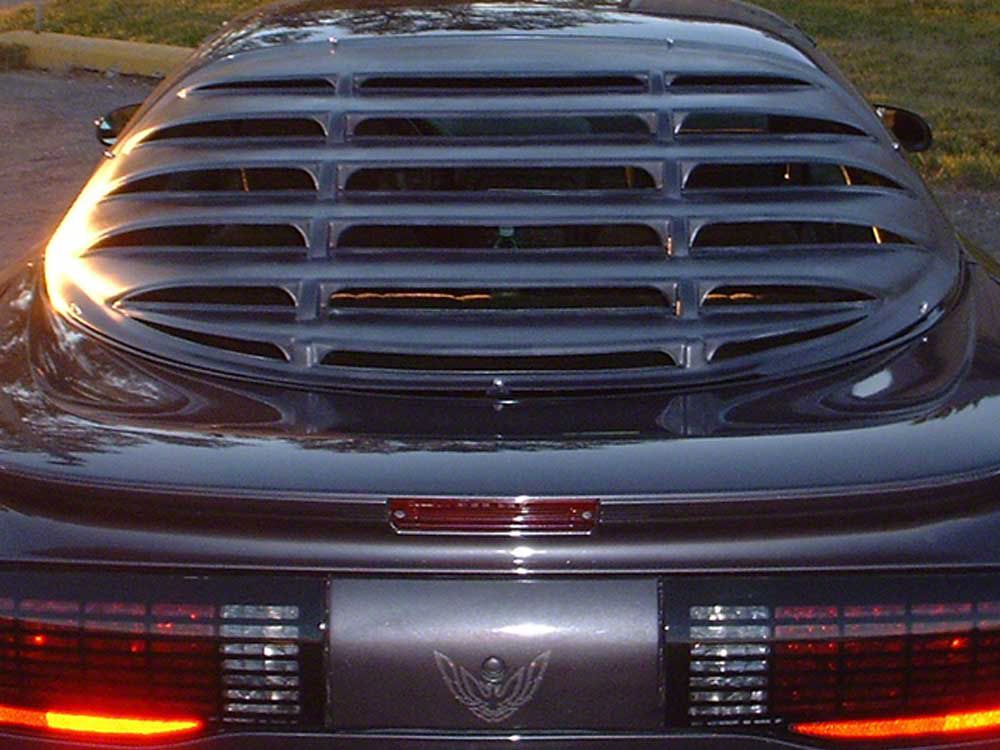 Ecklers Louver,Rear Wndw Cpe ABS,1Pc 9302