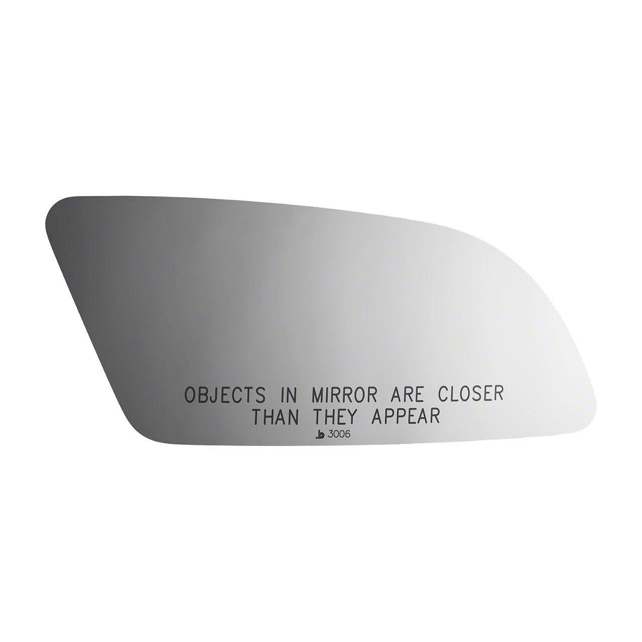 Ecklers Redi-Cuts Drop Fit Side View Mirror Glass; 7-3/8