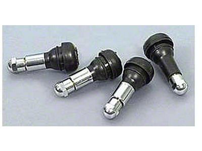 Rubber Valve Stems,With Chrome Sleeves & Caps