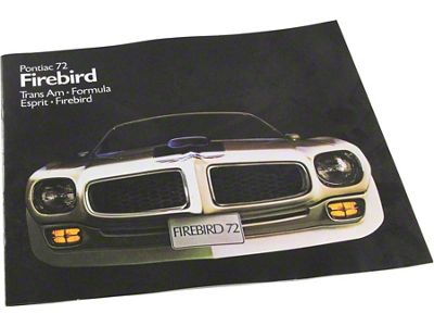1972 Pontiac Firebird Sales Brochure