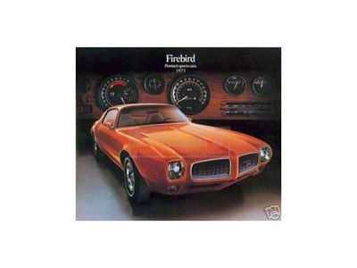 1973 Pontiac Firebird Sales Foldout