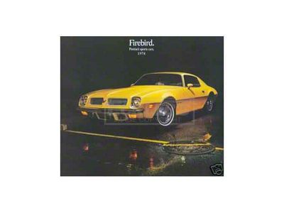 1974 Pontiac Firebird Sales Foldout