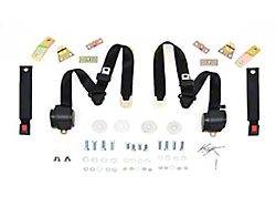 Firebird Seat Belt Kit, 3-Point, Retractable, 1967-1969 