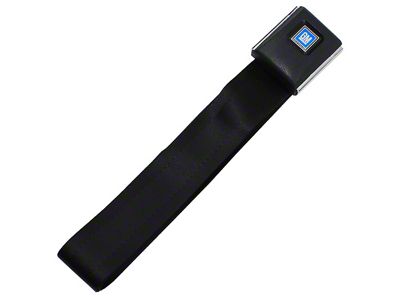 OE Style Buckle Rear Seat Belt; Black