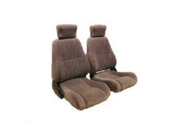Firebird Seat Covers, Front And Rear, Solid Rear Seat, BaseModel, Encore Velour, 1993-2002