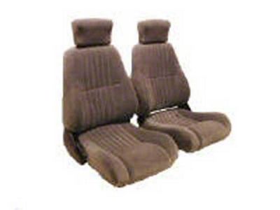 Firebird Seat Covers, Front And Rear, Solid Rear Seat, BaseModel, Encore Velour, 1993-2002