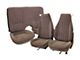 Firebird Seat Covers, Front And Rear, Solid Rear Seat, Regal Velour, 1982-1984 (Standard Coupe)