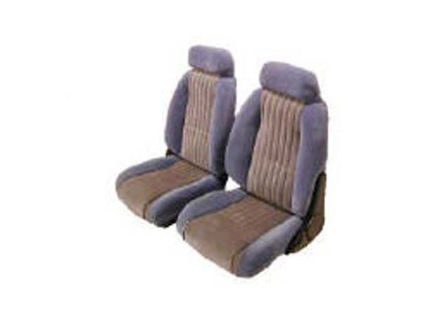 Firebird Seat Covers, Front And Rear, Solid Rear Seat, Trans-Am, Encore Velour, 1982-1984 (Trans-Am)