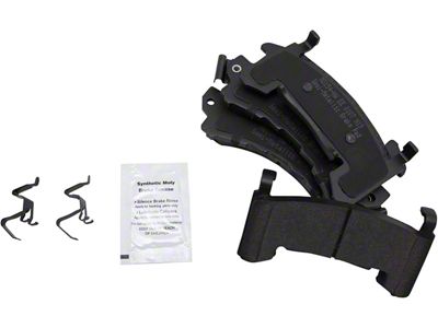 Semi-Metallic Brake Pads; Front Pair (79-81 Firebird w/ Rear Disc Brakes; 82-92 Firebird w/o Performance Package)