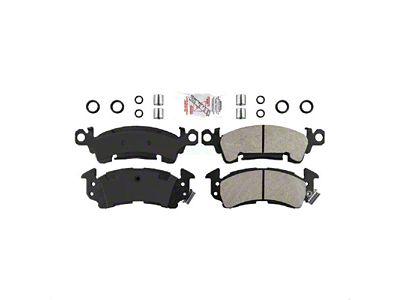 Semi-Metallic Brake Pads; Front Pair (80-81 Firebird)