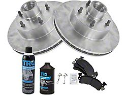 Semi-Metallic Brake Rotor, Pad, Brake Fluid and Cleaner Kit; Front (70-78 Firebird)