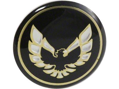 Firebird Shift Button Emblem For Cars With Automatic Transmission, Gold, 1976-1981