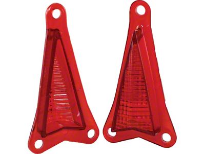 Firebird Side Marker Lamp Lenses, Rear, 1968