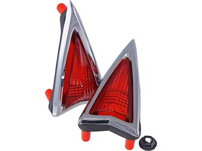 Firebird Side Marker Lamps, Rear Assembly, 1968