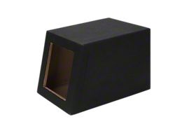 Single 10-Inch Square Hole Subwoofer Box; Carpeted (82-92 Firebird)