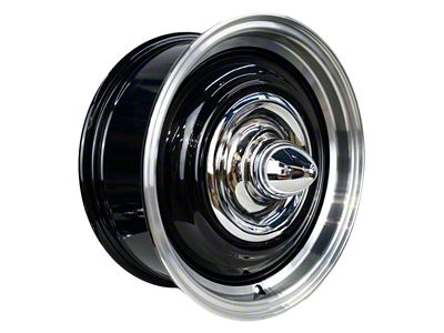 Smoothie Wheel Bullet Style Cap; Chrome
