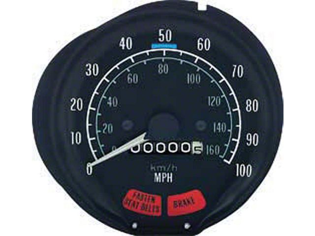 Firebird Speedometer, 100mph, 1975-1979