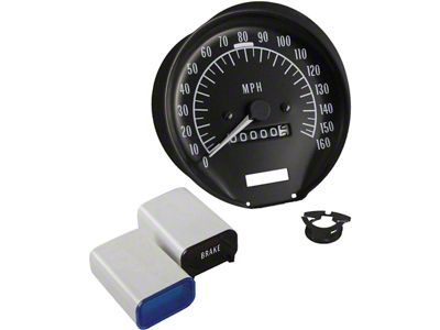 Firebird Speedometer, Without Seat Belt Warning, 1970-1974