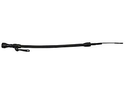 Stainless Braided Oil Pan Flexible Dipstick; Black (98-02 5.7L Firebird)