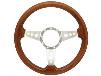 Firebird Steering Wheel, Volante S9, Walnut Wood Finish, 1967-2002 (Recaro edition)
