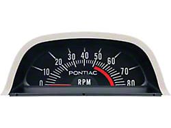 Firebird Tachometer, Hood, 5200 Redline, 1968