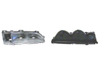 Firebird Tail Light Plastic Housing, Right, 1970-1973