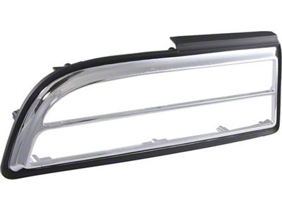 Firebird Taillight Lens Bezel, Chrome, Left, 1970-1973